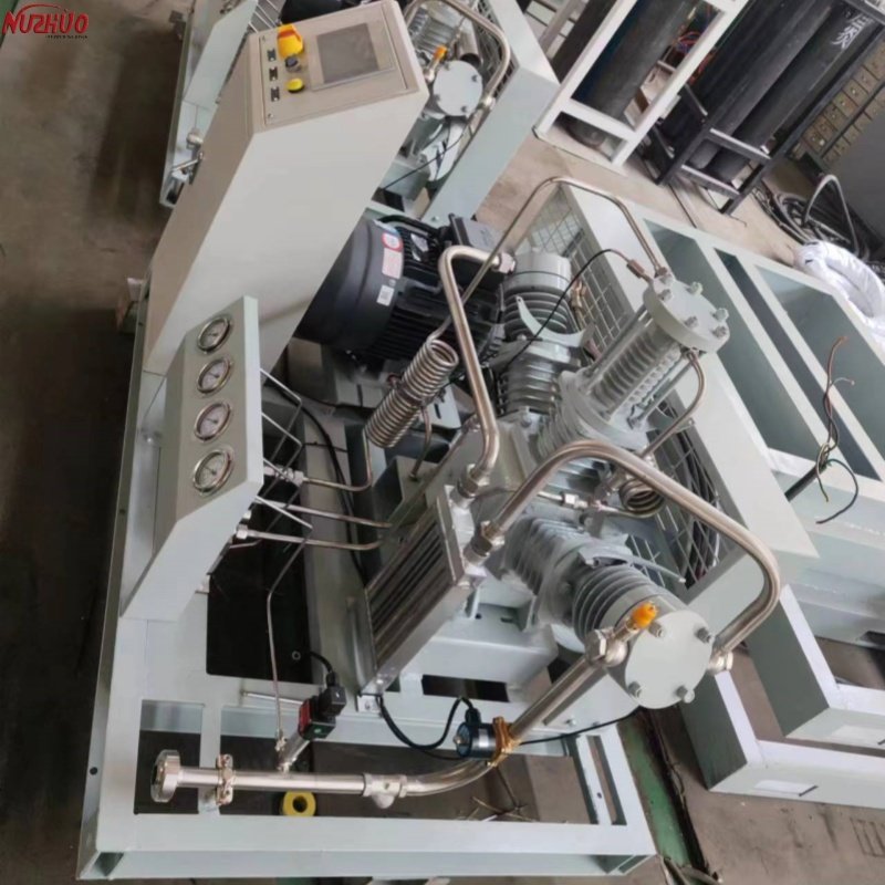 NUZHUO Long Standing Experience in O2 Cylinder Filling Compressor Smooth Startup Gas Booster Compressor