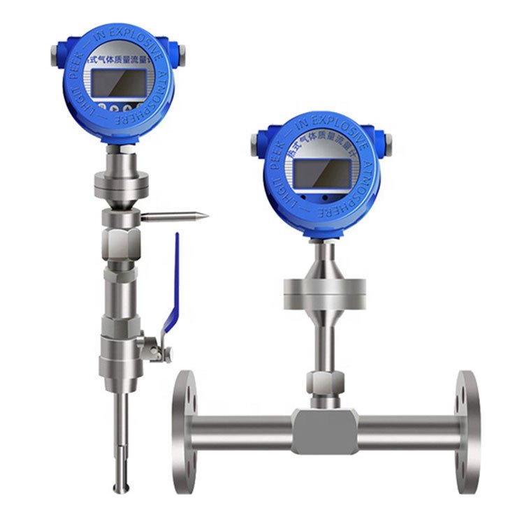 smart co2 n2 biogas gas mass flow meter 3 inches Thermal gas Mass flow meter lpg analog gas mass flowmeter