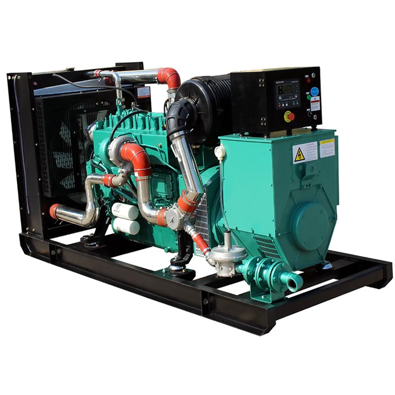 New 400KW Gas Turbine Silent Thermoelectric Free Energy Biogas Biomass Power Plant Natural Gas LPG Generator with Weichai engine