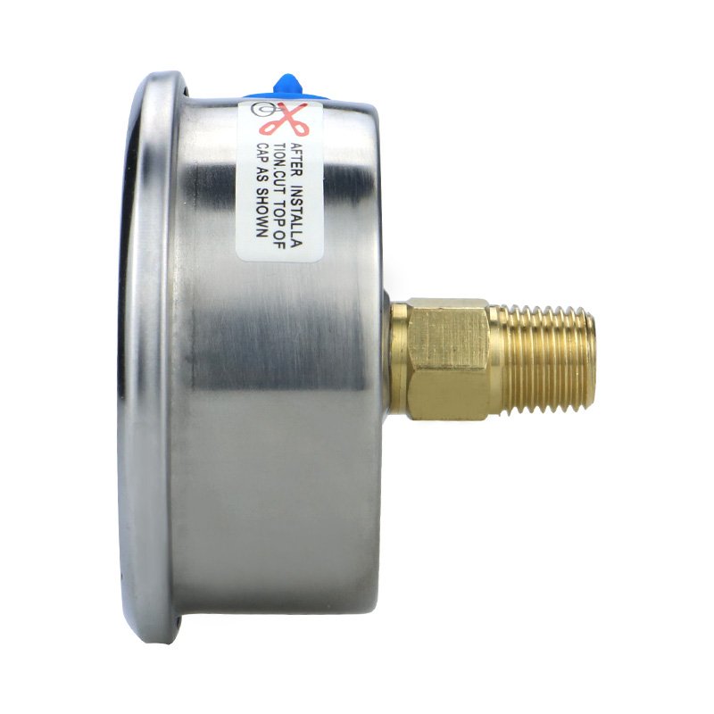 Favorable Price M14*1.5 Shockproof 60mm Pressure Gauges Total Gas Water Pressure Meter Gauge For Biogas Plant