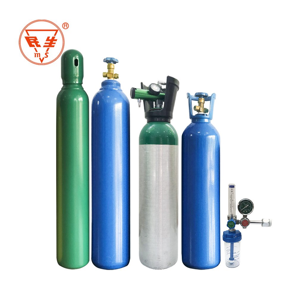 China Mini 10L Oxygentanks Sale Empty Gas Cylinders Oxygen Argon Nitrogen CO2 Tanks