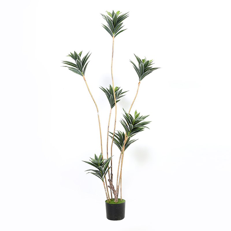 Wholesale 170cm Durable Natural Artificial Dracaena Reflexa Plant Decorative House Floor Artificial Tree for Indoor Home Decor
