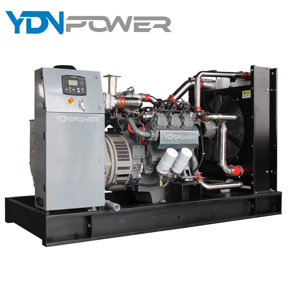 High electric efficiency 150kw biogas generator set running continuously for 24 hours