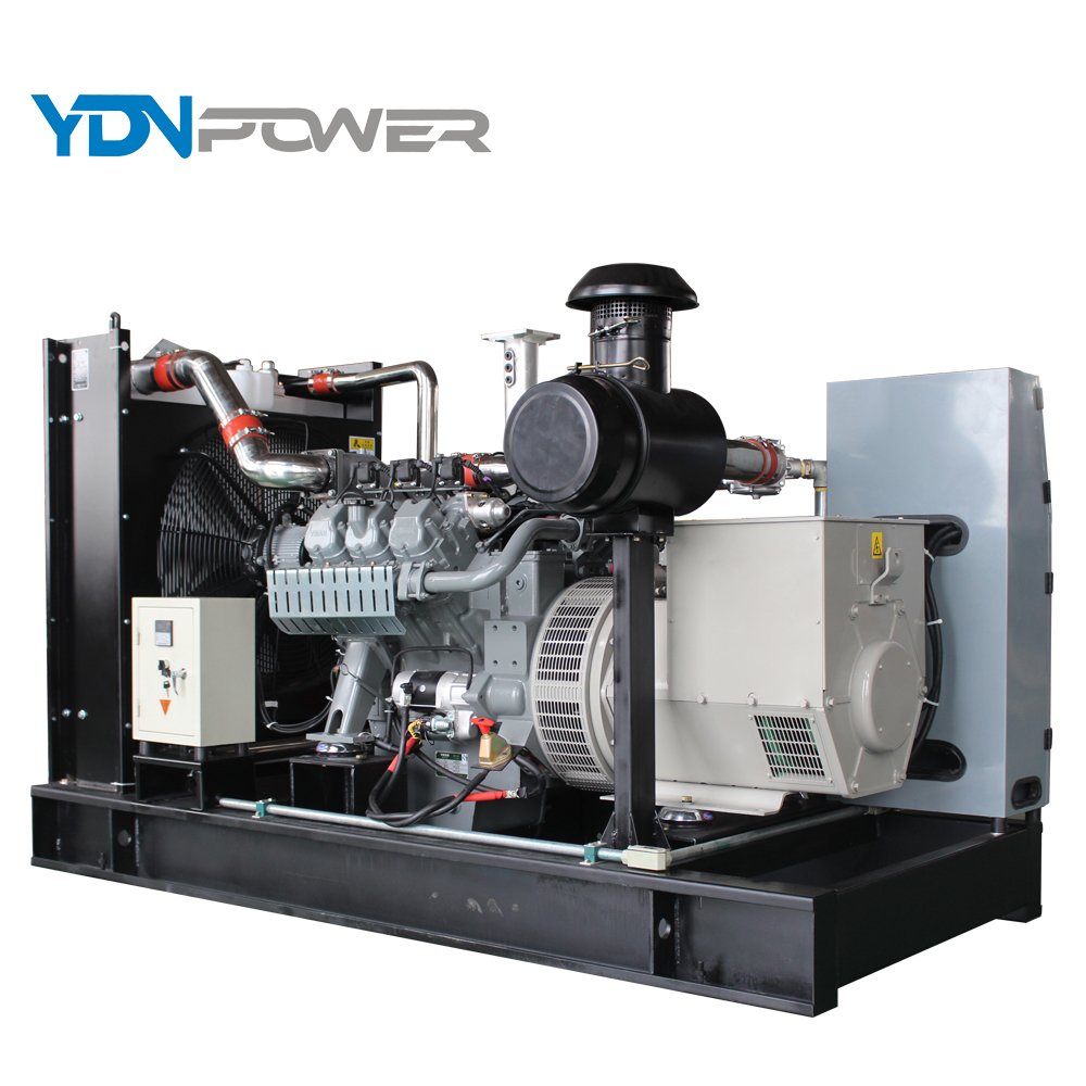 High electric efficiency 150kw biogas generator set running continuously for 24 hours