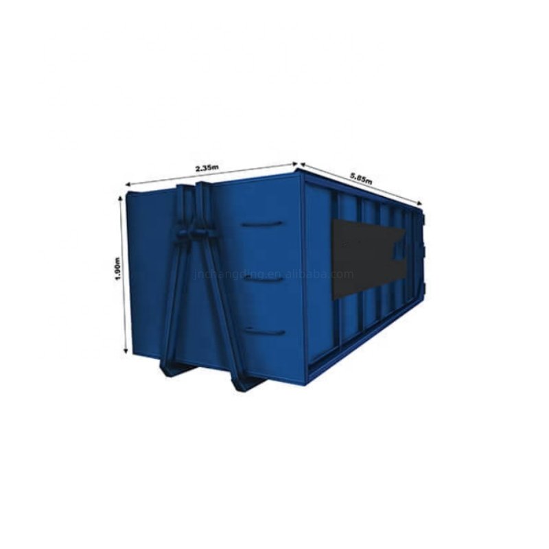 All Colors Recycling 25cbm Roro Container Hook Lift Dumpster
