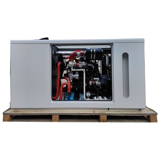 water Cooled Home Standby 10kw 10kva LPG natural gas generator with CHP Comprehensive Protection Smart controller