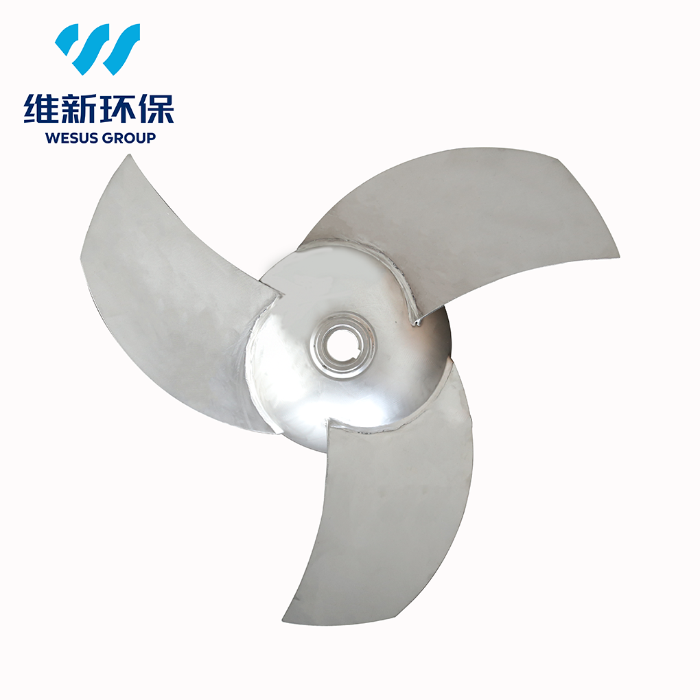Wastewater treatment biogas plant submersible mixer