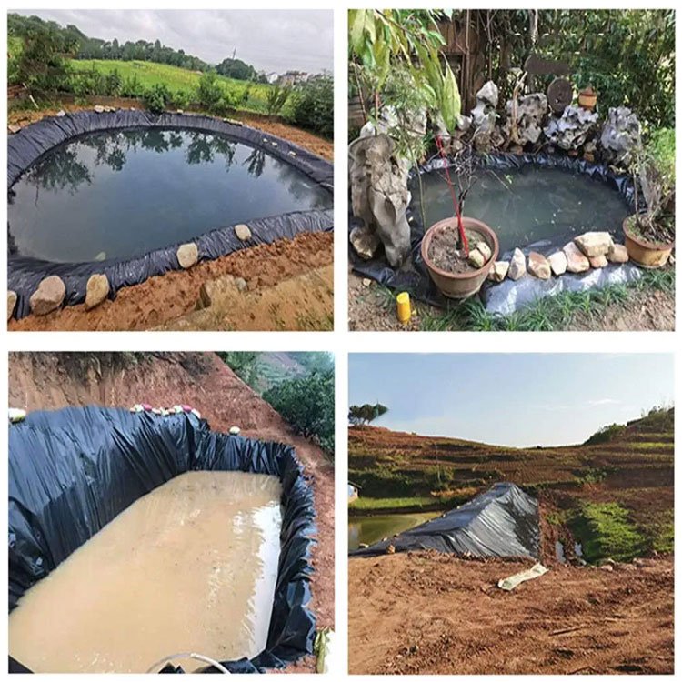 0.75 Mm 1Mm 1.5Mm Epdm Hdpe Composite Geomembrane Pond Liner Landfill Circular Tanks Fish Tank Price In Pakistan For Aquaculture