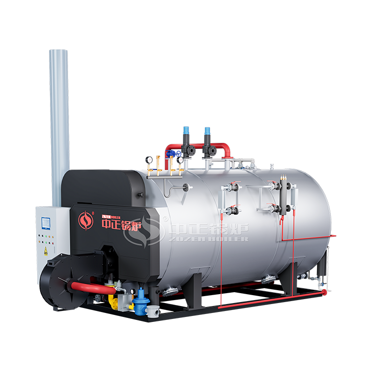 WNS oil gas fired skid mounted steam boiler coke oven gas biogas steam boiler for heating industry