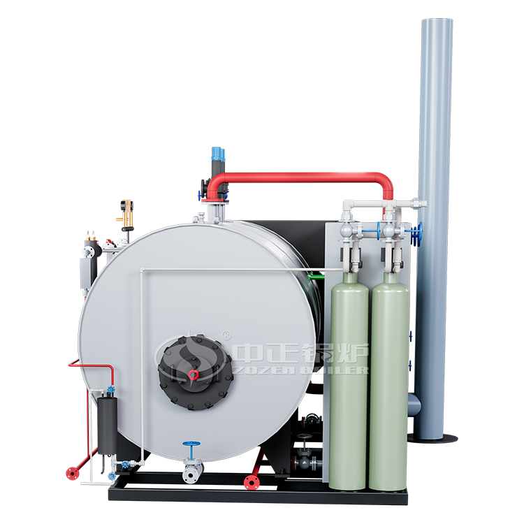 WNS oil gas fired skid mounted steam boiler coke oven gas biogas steam boiler for heating industry