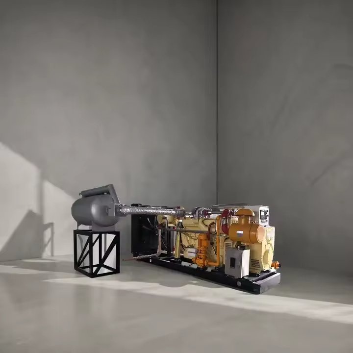 100kw Natural Gas Generator Water-Cooled Turbocharged LNG CNG Set Biogas and LPG Approved by CE Certification