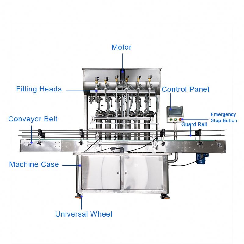 Washing Liquid Laundry Alcohol Hand Sanitizer Liquid Detergent Soap Filling Machine