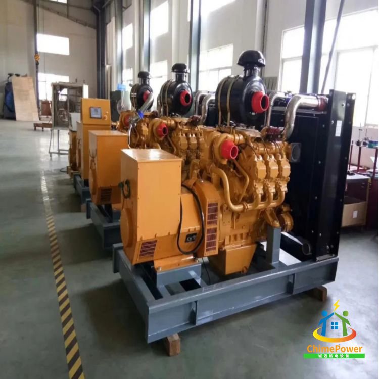 New Type Natural Gas Generator High Quality 200KW 250kw Open-frame biogas Generator Large Power Industrial Gas Generator Set