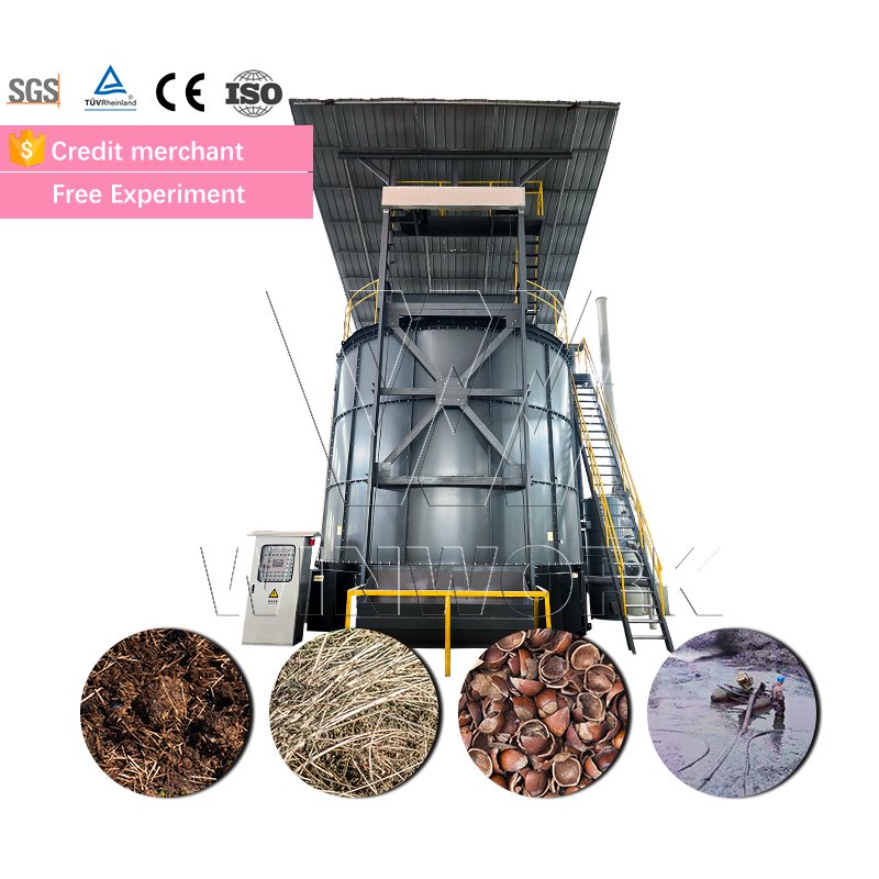 WINWORK Fertilizer Production Line fertilizer Granulator Machine composteur Industriel fermendation