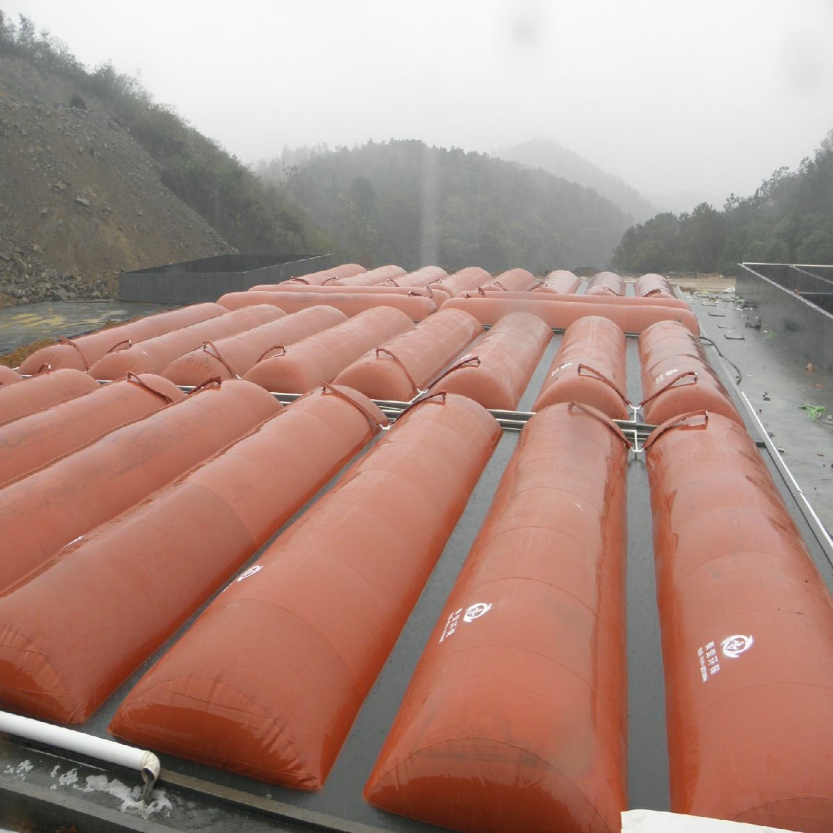 Biofloc Reinforced Pond Liner for Biogas Pond Covering