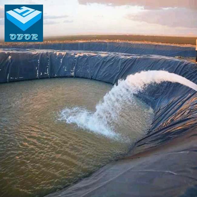 Geomembrane factory 100% Virgin HDPE Geomembrane Liner For Fish Farm duck pond landfill biogas