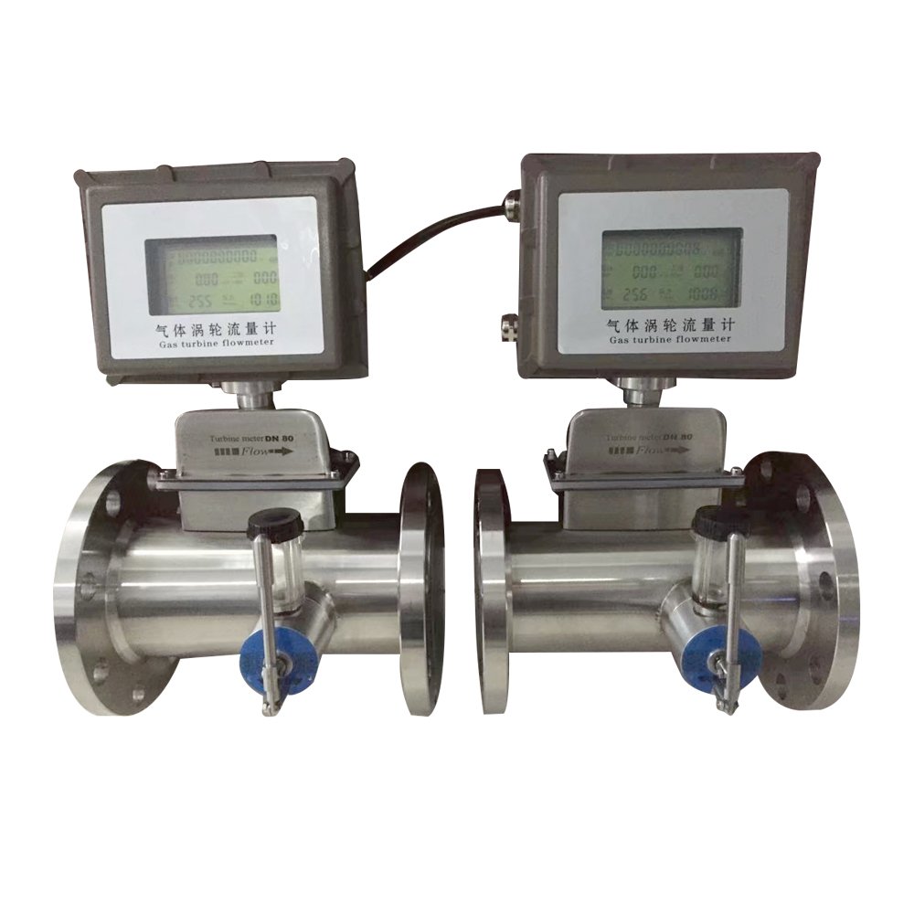 Shanghai Jishen best quality turbine flowmeter liquid lpg gas flow meter water digital turbine gas flow meter