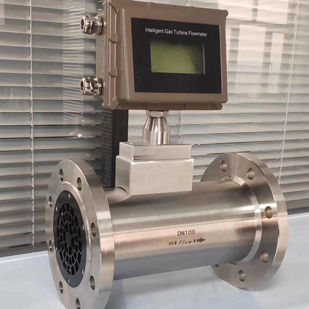 Shanghai Jishen best quality turbine flowmeter liquid lpg gas flow meter water digital turbine gas flow meter
