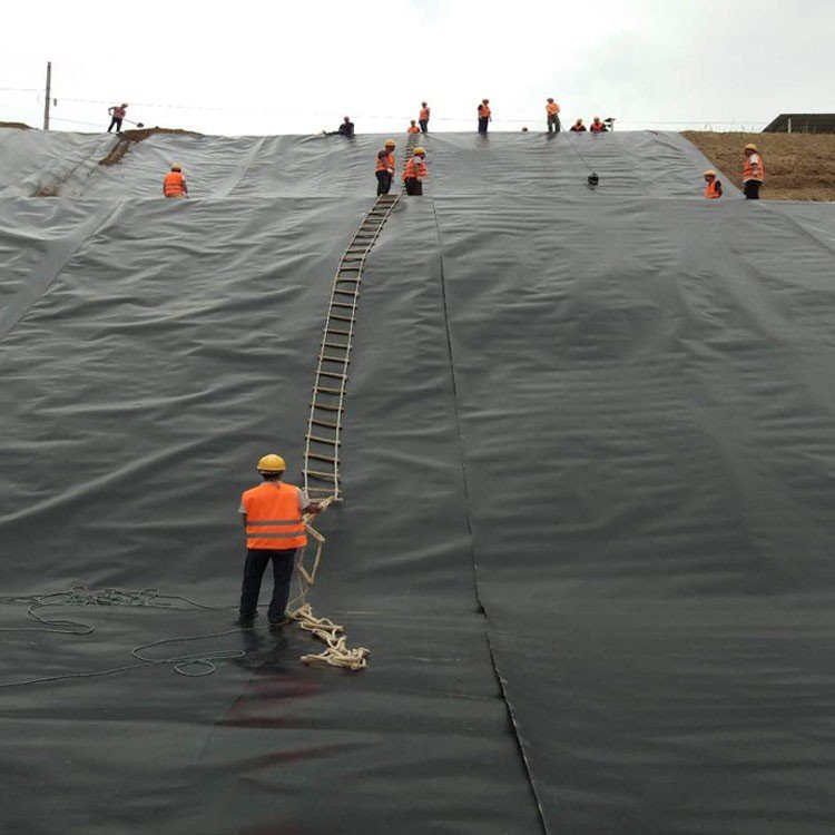 Plastic water Dam Reinforced Polyethylene Pond Liner Geomembrane HDPE liner roll
