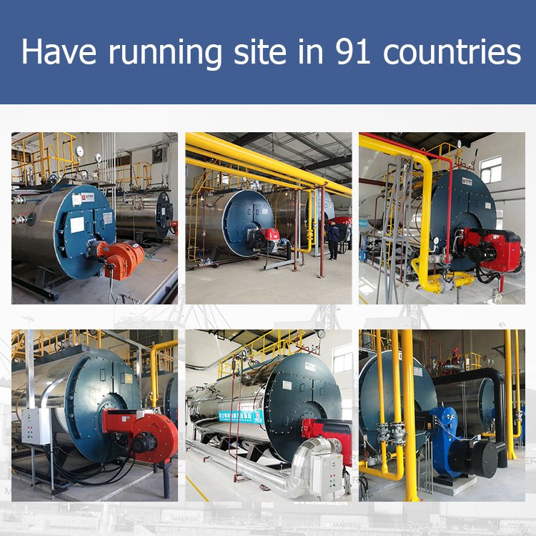 YUANDA ASME CE EAC 1 1.5 2 3 4 5 6 8 10 12 15 20 Ton Industrial Fire Tube Natural Gas Diesel Heavy Oil Lpg Fired Steam Boiler