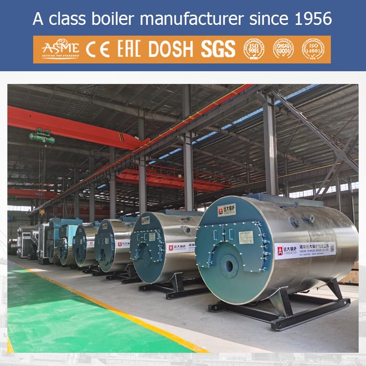 YUANDA ASME CE EAC 1 1.5 2 3 4 5 6 8 10 12 15 20 Ton Industrial Fire Tube Natural Gas Diesel Heavy Oil Lpg Fired Steam Boiler