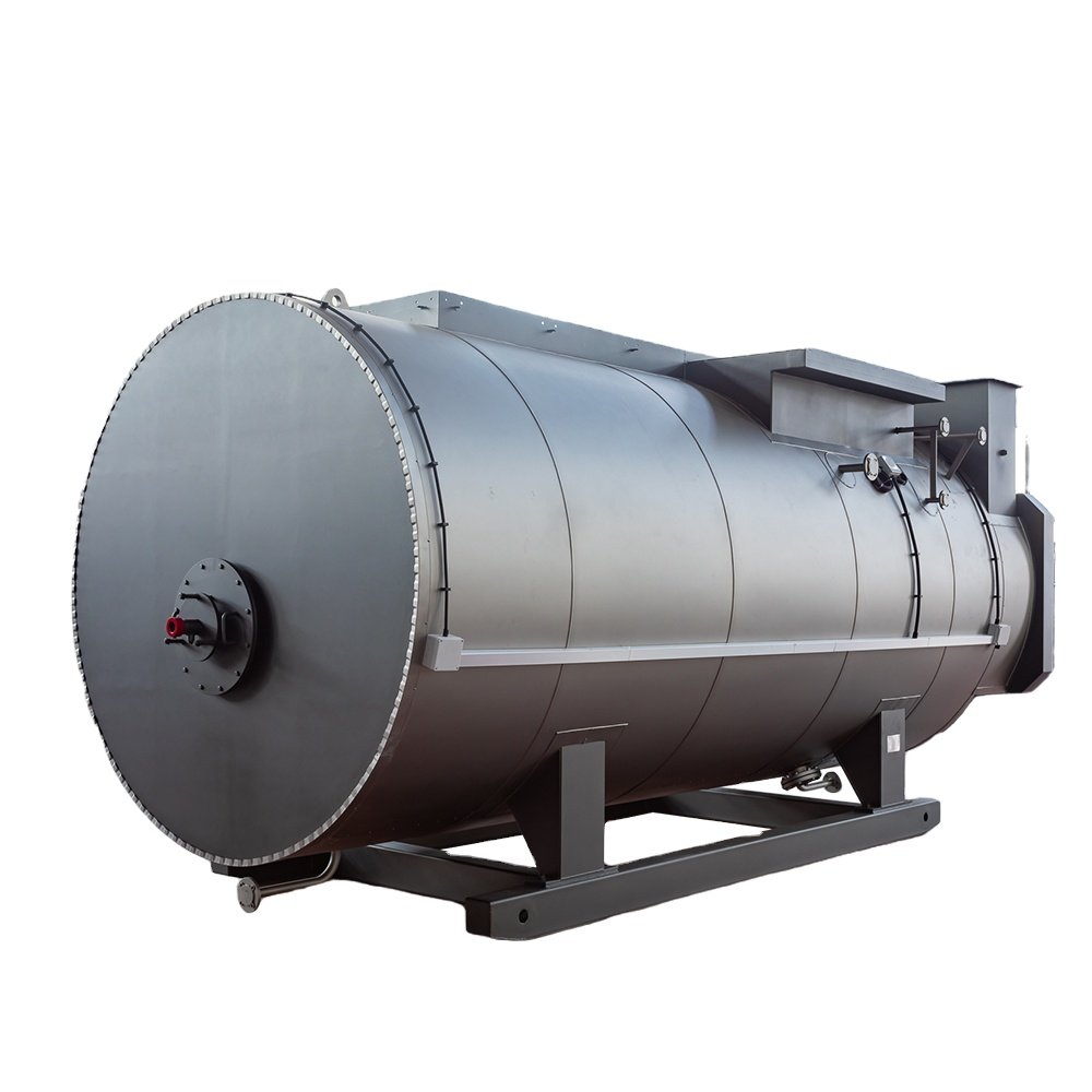 WNS 2 ton natural gas diesel fired industrial condensing boiler for rubber mill