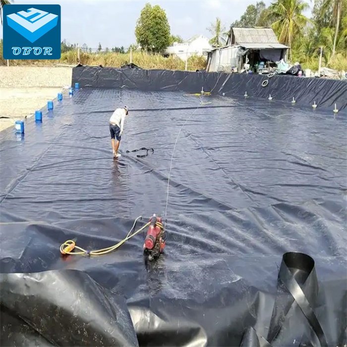 Top one HDPE Geomembrane hdpe geomembrane liner 1.0mm 1.5mm for dam 0.5mm 0.75mm pond liner for aquaculture
