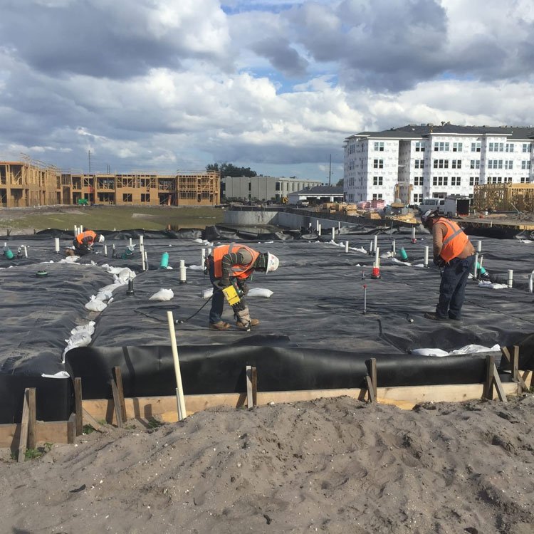 morocco 0.75 mm 0.8mm 1mm 1.5mm 2mm 3.0 mm 3mm 4mm epdm ldpe hdpe pond liner geomembrane roller price kenya for fish farm pond