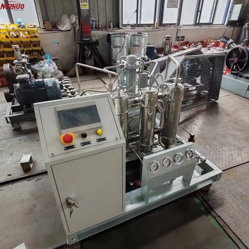 NUZHUO Lifelong After-sale Service Oxygen Refilling Machine Low Life-cycle Cost O2 N2 Booster Compressor