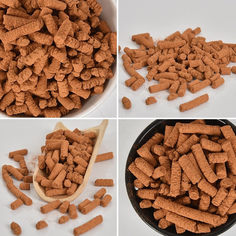 Good quality 4mm Iron Oxide Desulfurizer Biogas Agents For H2s Removal