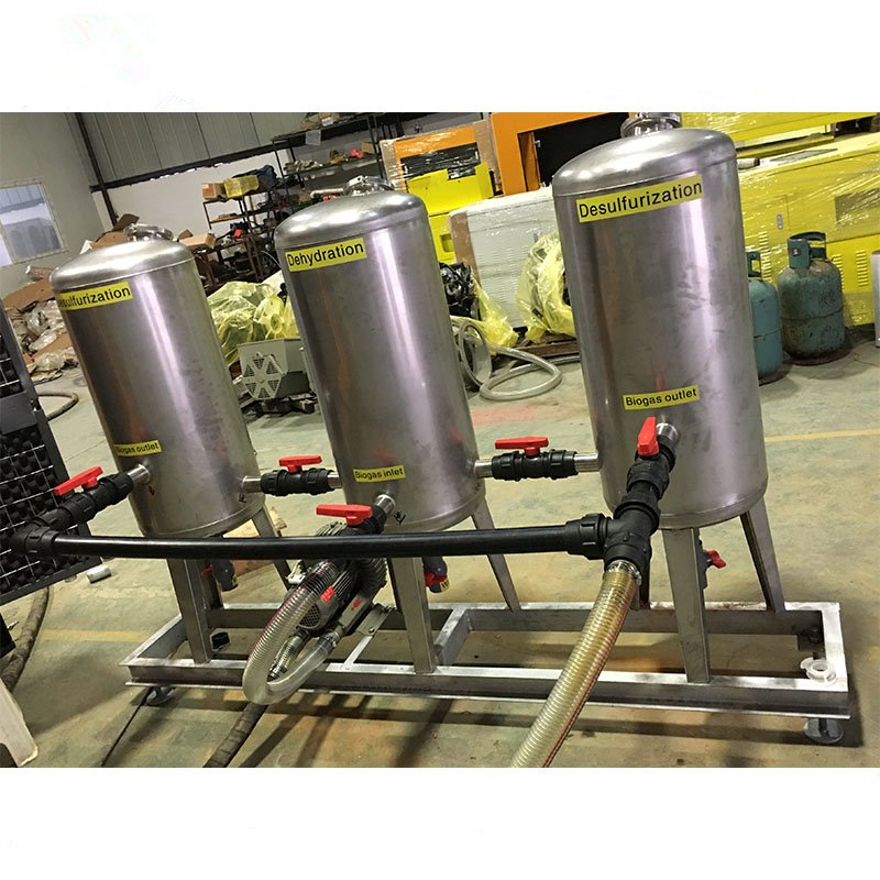 Ailinyou Factory Supply biogas plant biogas digester 100m3 per hour biogas upgrading system