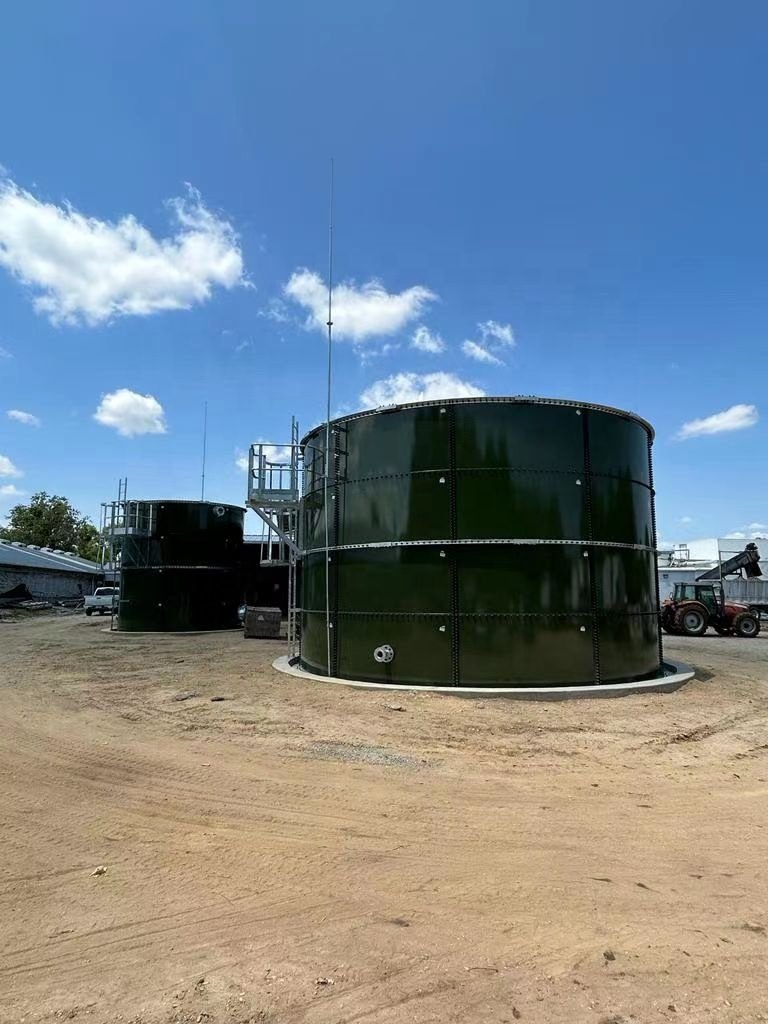 Municipal Water Tanks Emergency Fire Water Tanks glass fused to steel tank