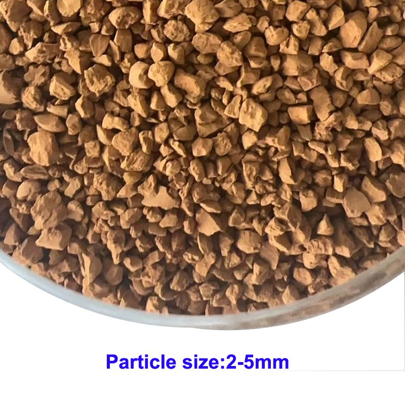 4-8mesh granular FeOOH Ferric Hydroxide or Iron Oxide Hydroxide granules for H2S Removal