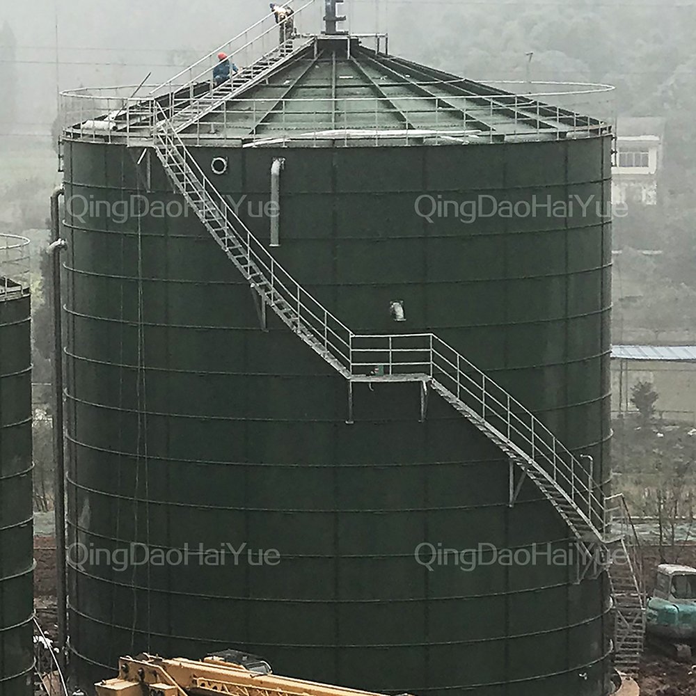 GFS 50000 Liter Enamelled Steel Oil Tank 4g water tank storage for Water Supply Fire fighting