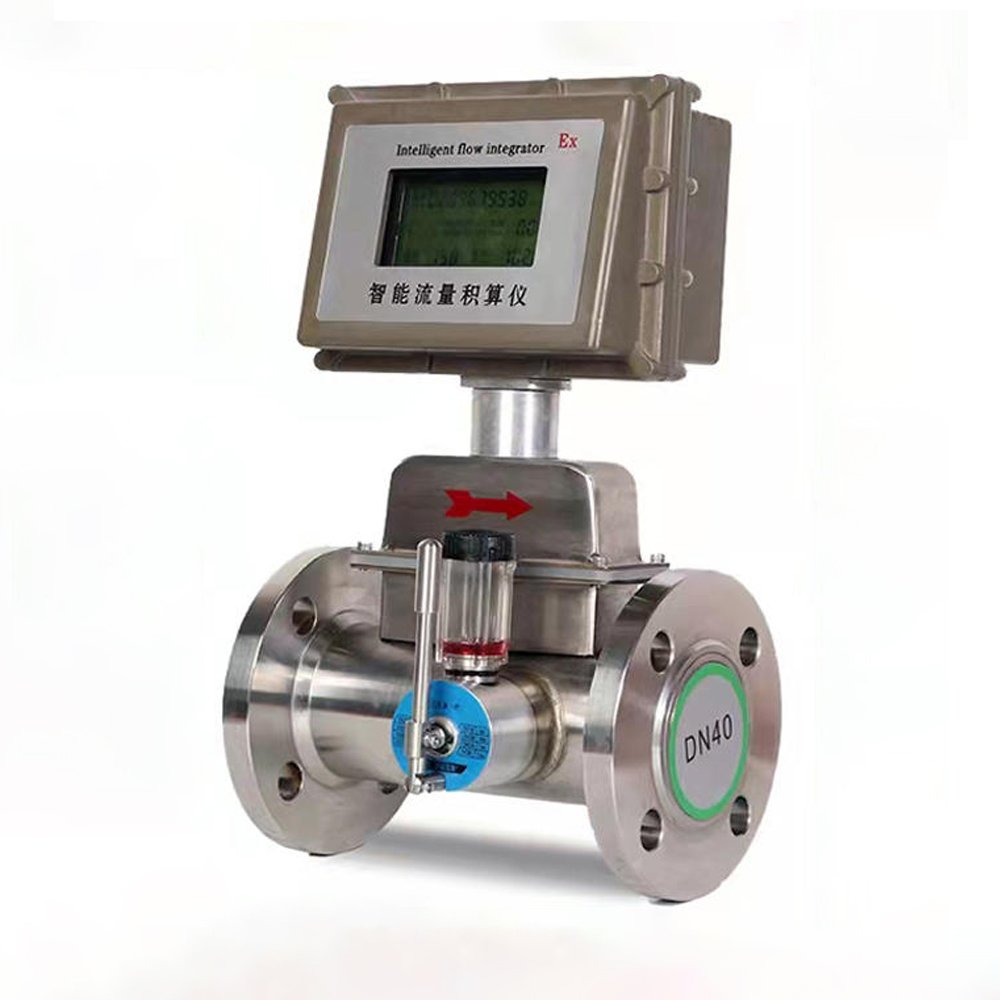 Digital Hydrogen Biogas Steam Natural Gas Turbine Flowmeter Air Nitrogen Oxygen Gas Turbine Flow Meter