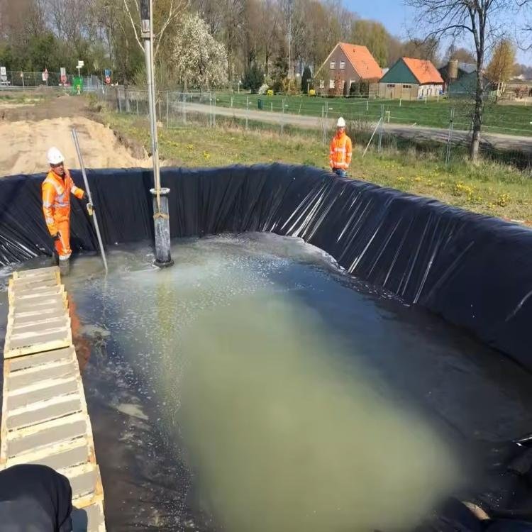 Waterproof geomembrane artificial pool fish pond lake tank liner circular ponds