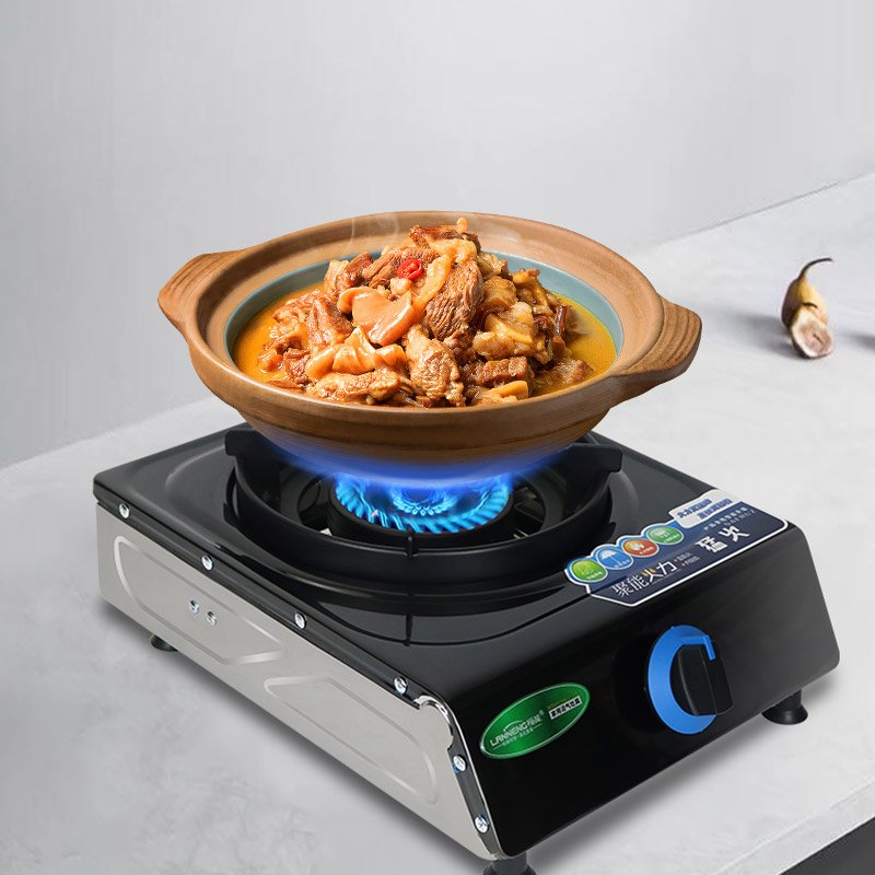 Lanneng Environmental Village Single Biogas Burner Cooktop Indoor Methane Burner Stove