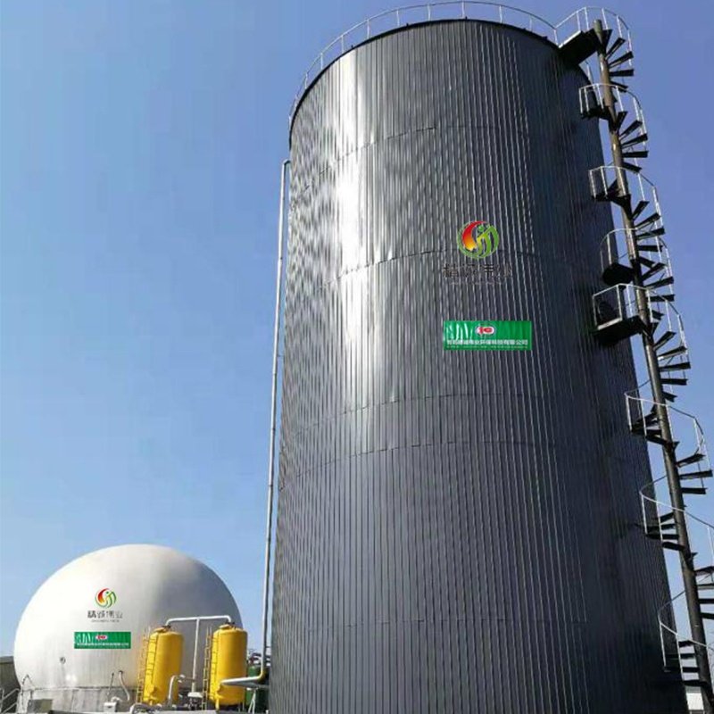 5000 m3 CSTR anaerobic digester reactor biogas biodigestor system for pig farming
