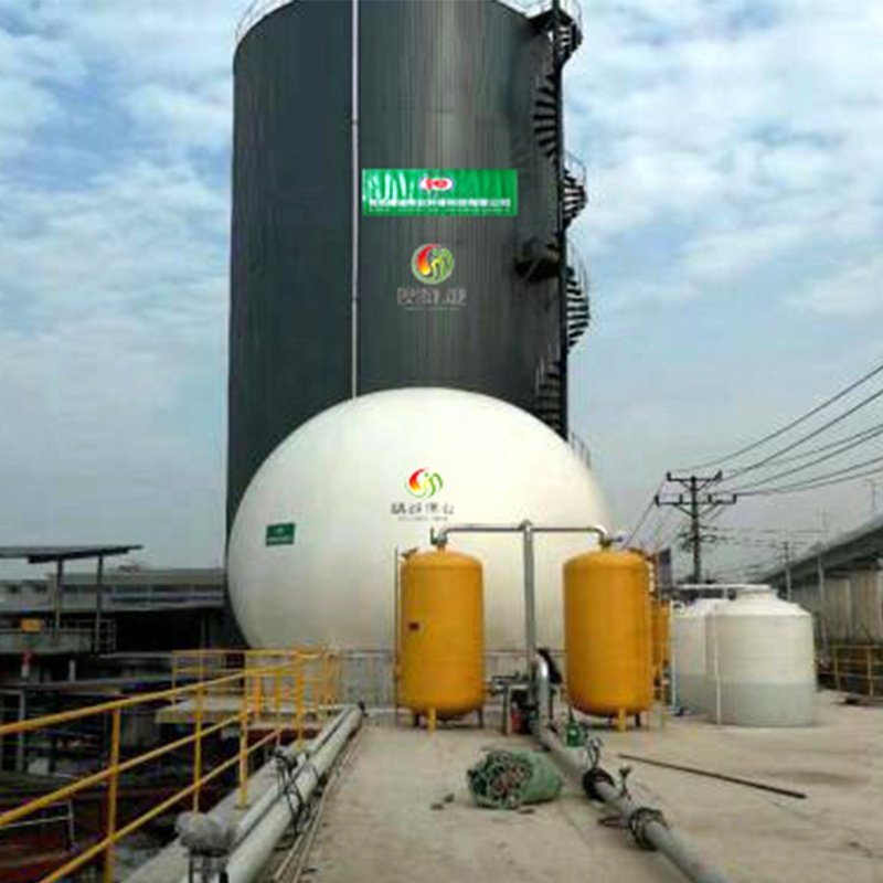 5000 m3 CSTR anaerobic digester reactor biogas biodigestor system for pig farming