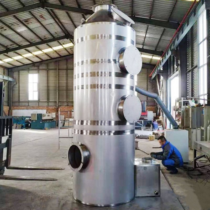 Biogas/vocs/co2/so2 air scrubber for air pollution purification