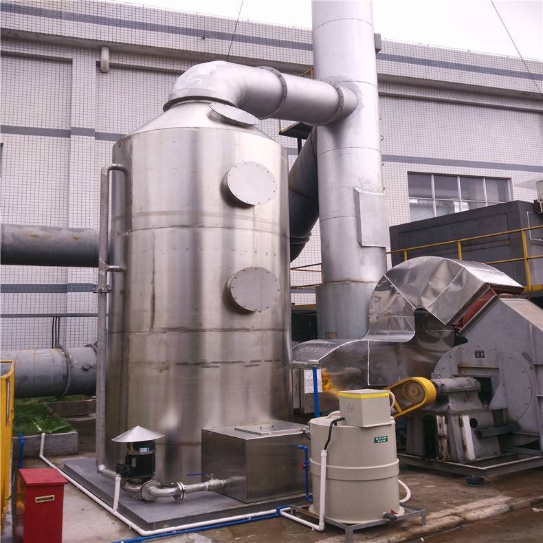 Biogas/vocs/co2/so2 air scrubber for air pollution purification