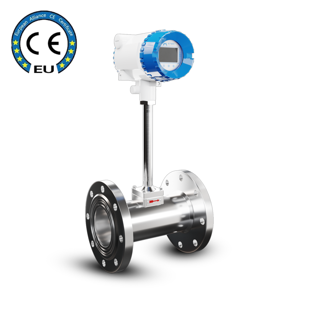 Precession Vortex Flow Meter Steam Flowmeter Biogas Flow Meters with BSP Connection