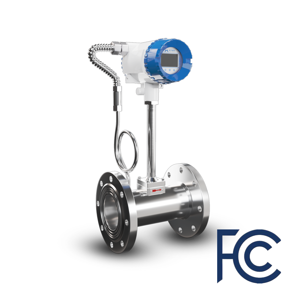 Precession Vortex Flow Meter Steam Flowmeter Biogas Flow Meters with BSP Connection