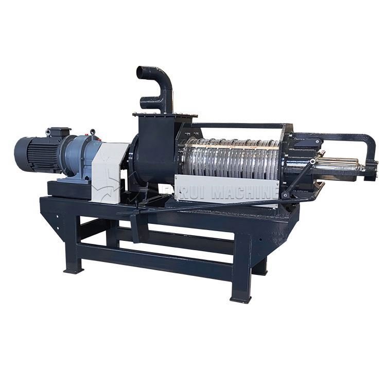 Good comments cow dung manure dewatering machine/screw press solid liquid separator for animal manure