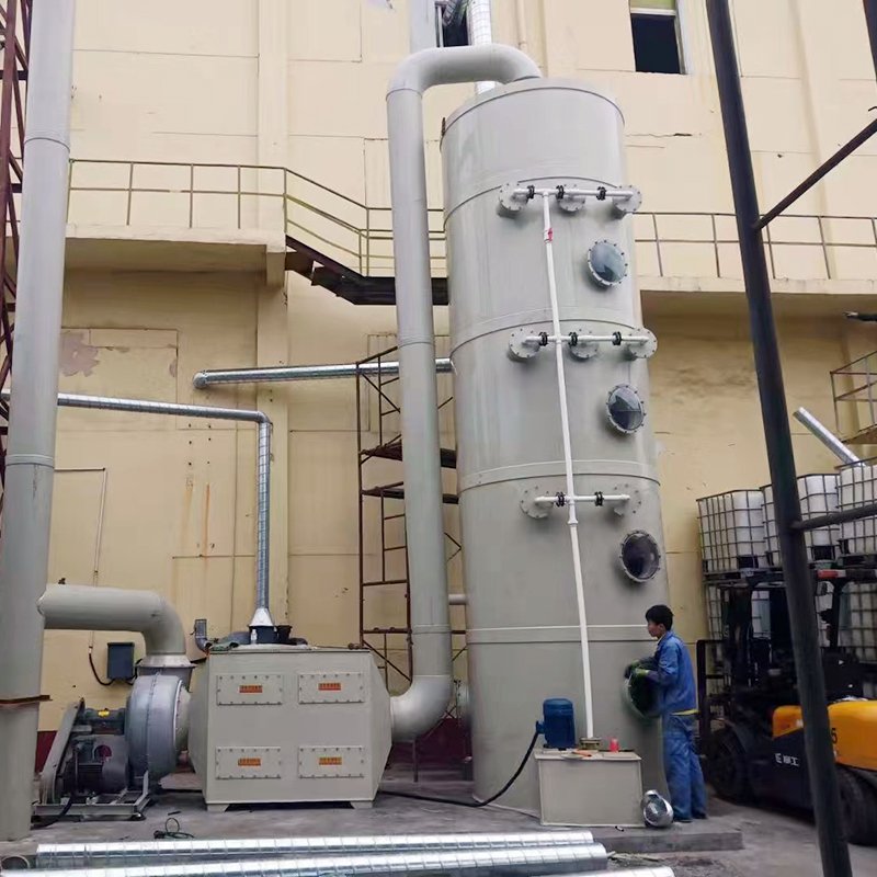 New Used Gas Scrubber Spray Tower/Air Scrubber Essential Hotel Core Components Pump Engine Motor for Restaurant Industries