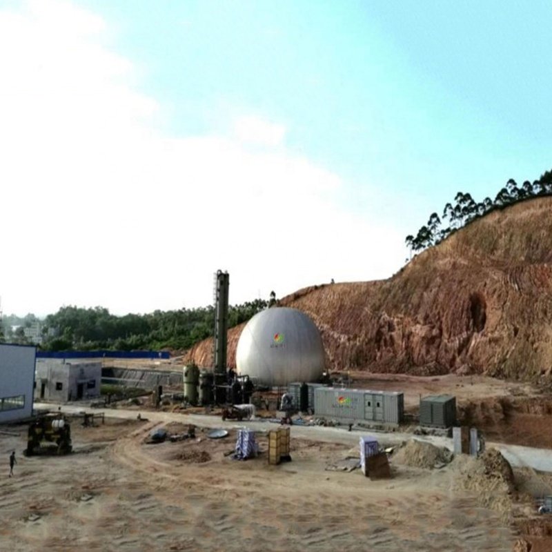 Biogas decarbonization plant purifier equipment