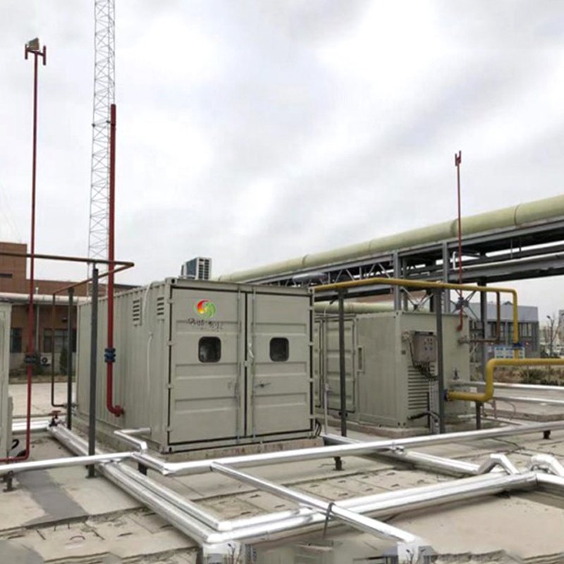 Biogas decarbonization plant purifier equipment