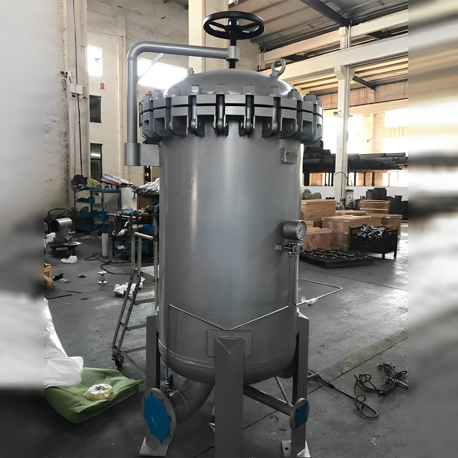 2024 Biogas filter Biogas Steam Water Separator industrial purification tower smoke purifier gas filter