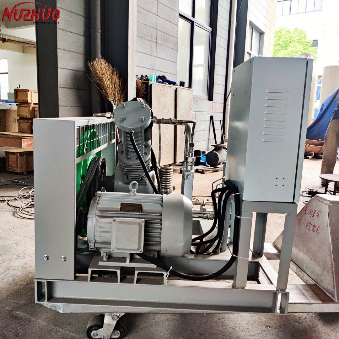 NUZHUO 20 Bar 30 Bar 50 Bar N2 O2 H2 Booster Compressor High Pressure Oxygen Nitrogen Compressor