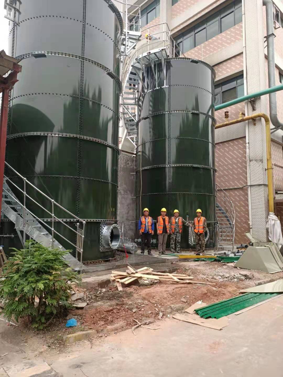 biogas project tank with UASB/CSTR/IC reactor